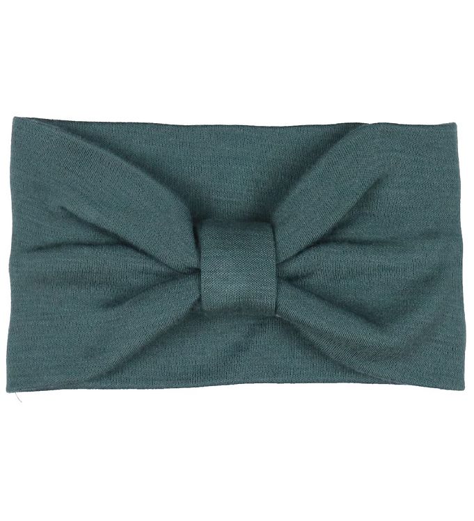 #2 - Voksi Pandebånd - Uld - 2-lags - Sea Green m. Sløjfe