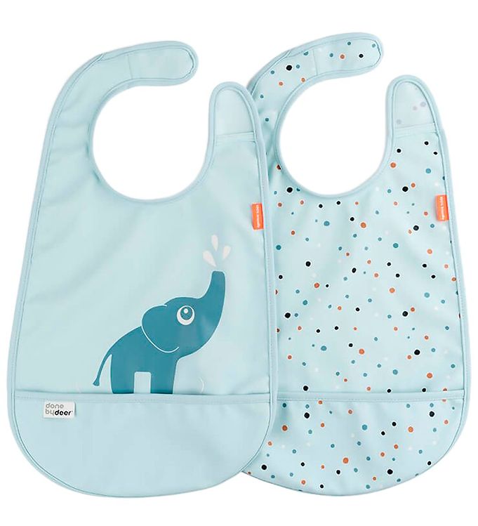 Done by Deer Hagesmæk M/Velcro 2-pak Elphee Blue