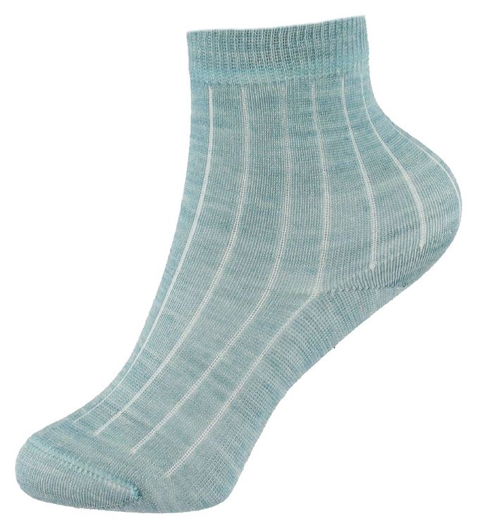4: Joha Uld Aqua Melange Strømper