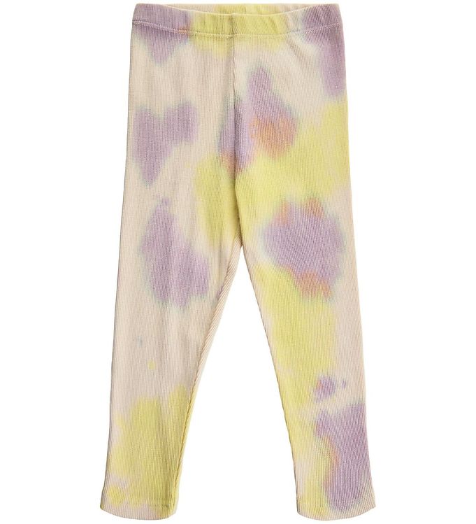 Billede af The New Siblings Leggings - Rib - Beach - Tie Dye