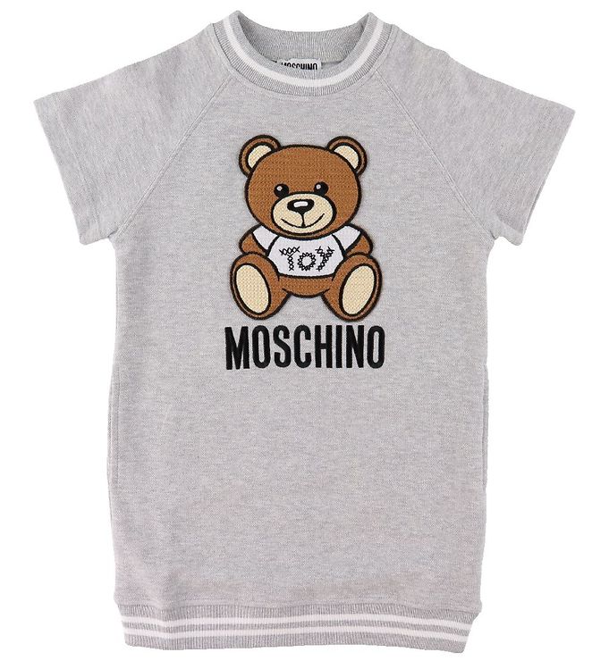 12: Moschino Kjole - Grå m. Logo