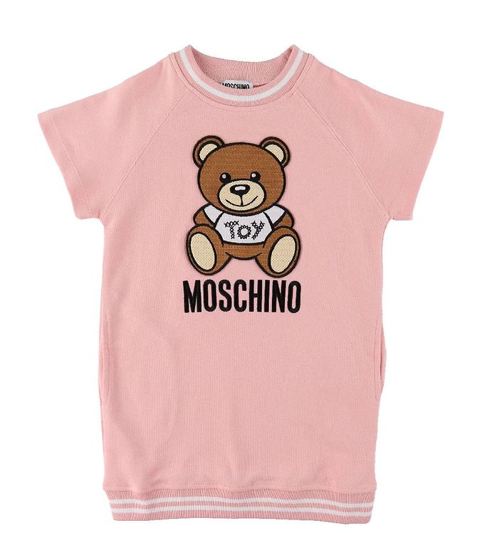 11: Moschino Kjole - Rosa m. Logo