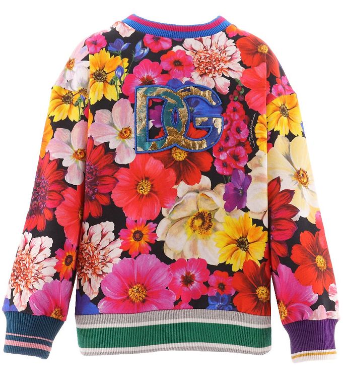 #2 - Dolce & Gabbana Sweatshirt - Renaissance - Multifarvet m. Blomst