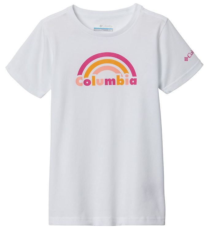 10: Columbia T-shirt - Mission Lake - Hvid
