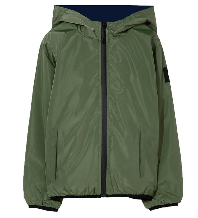 Finger In The Nose Jakke Vendbar Buckley Wind Khaki/navy