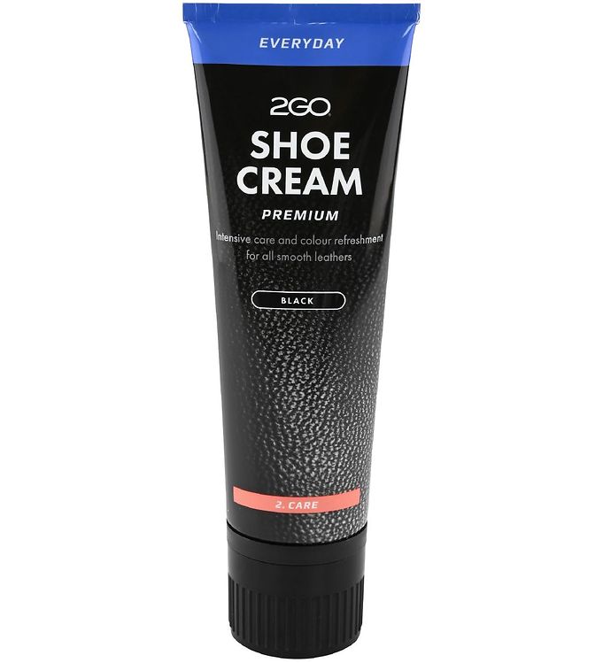 Billede af 2GO Skopleje - 80ml - Step 2 - Shoe Cream - Black