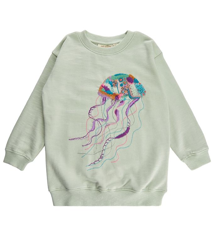 Soft Gallery Sweatshirt - SGGarly Jellyfish - Pale Aqua