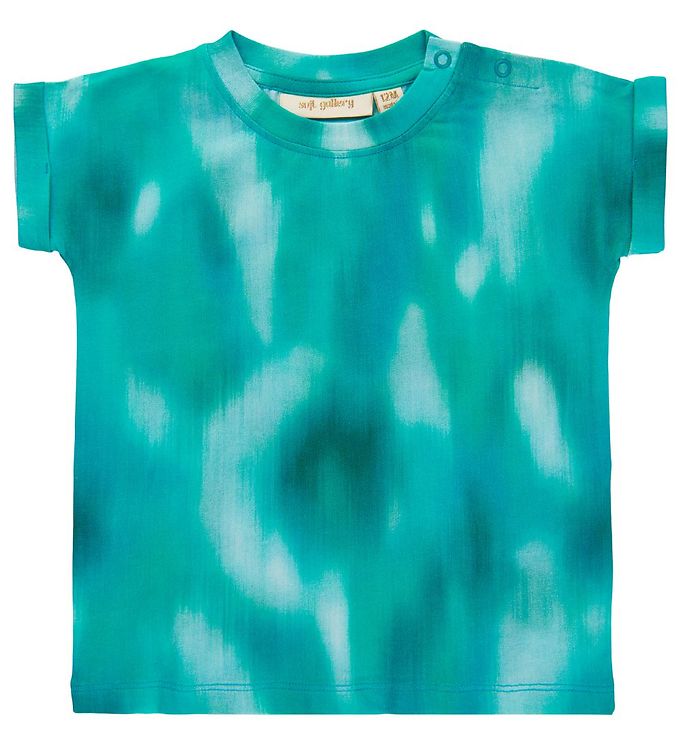 Image of Soft Gallery T-shirt - SGFrederick Reflections - Aquarelle - 2 år (92) - Soft Gallery T-Shirt (252299-2870116)