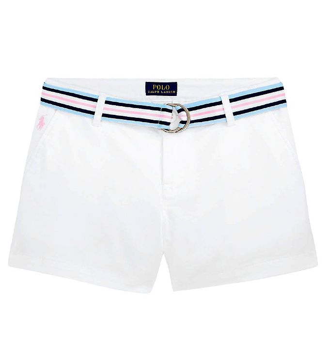 5: Polo Ralph Lauren Shorts - Classics - Hvid m. Bælte