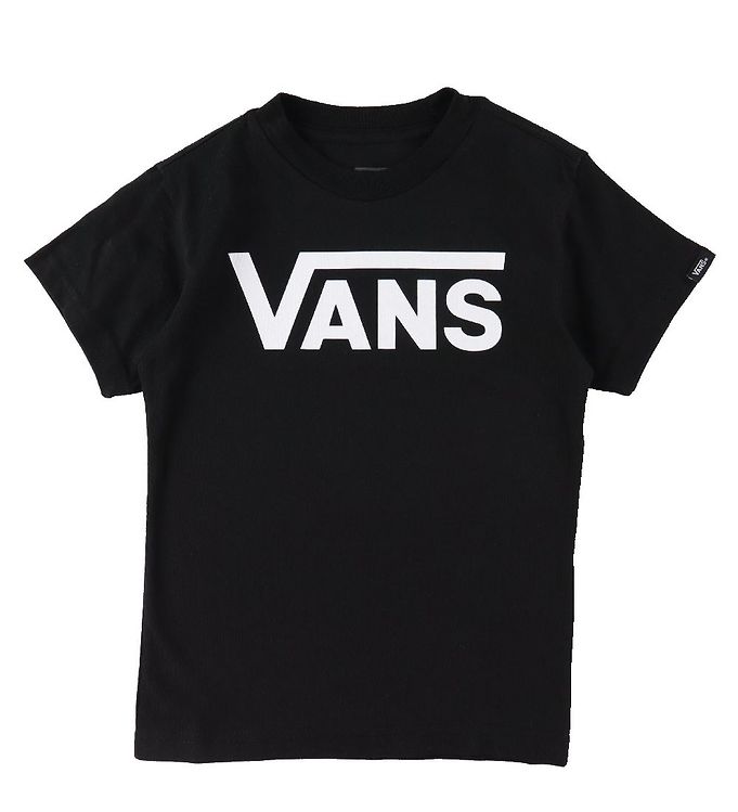 6: Vans T-shirt - By Vans Classic - Sort/Hvid