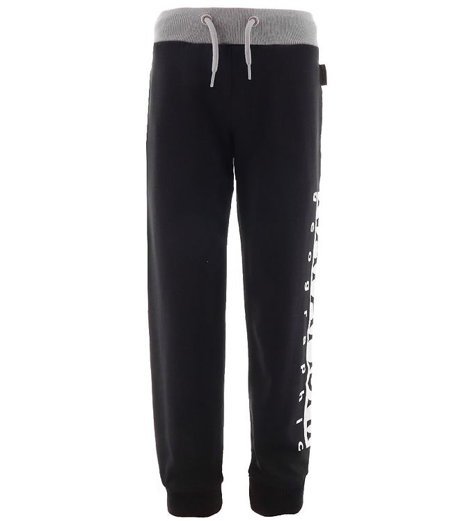 Image of Napapijri Sweatpants - Sort m. Hvid/Grå (254003-2884995)