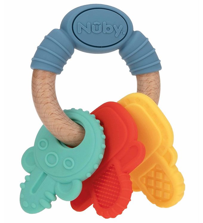 Image of Nuby Bidering - Træ/Silikone (254740-2893732)