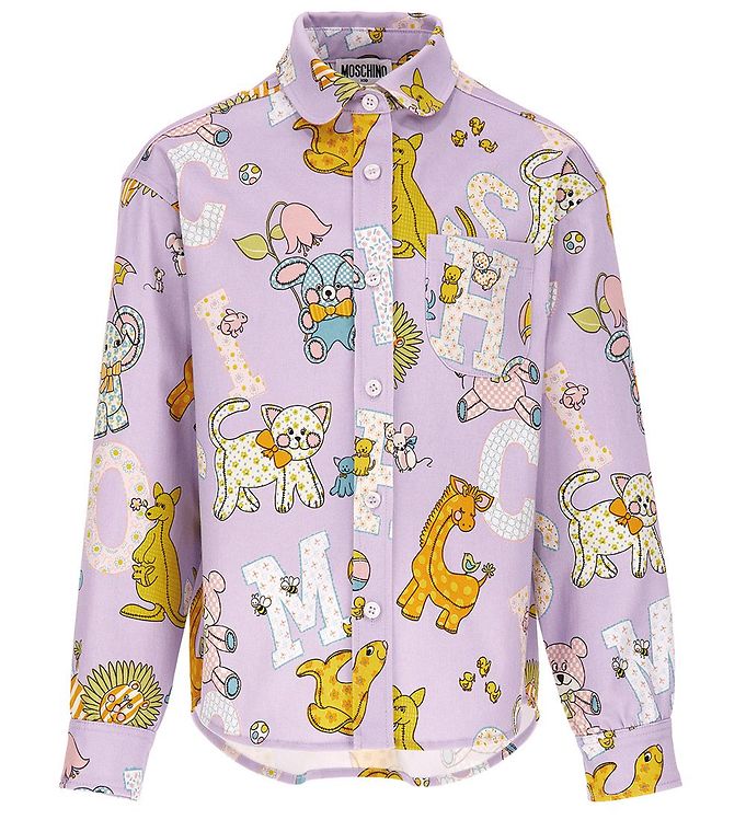 Moschino Skjorte Lilla M. Print