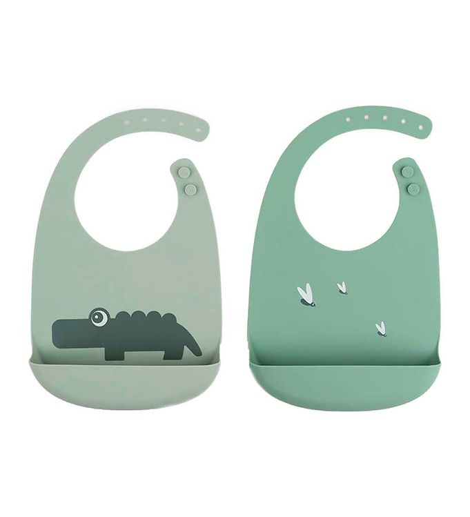 Done by Deer Silicone Hagesmæk 2-pak Croco Green