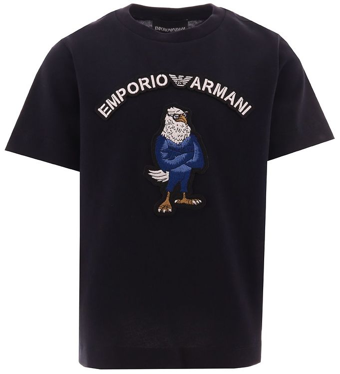 14: Emporio Armani T-shirt - Navy m. Ørn