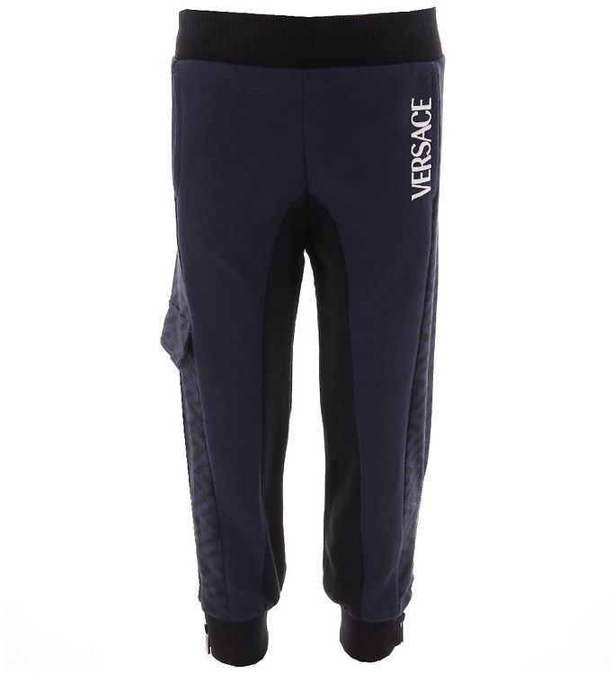 Image of Versace Sweatpants - Navy/Sort - 6 år (116) - Versace Bukser - Bomuld (256791-2921780)