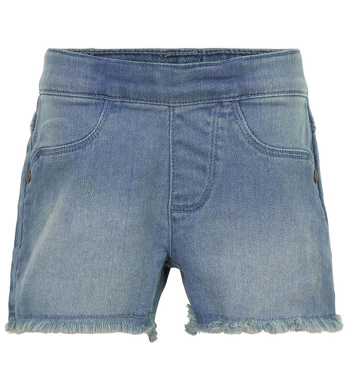 Image of Minymo Shorts - Sweat Denim - Light Blue Denim - 7 år (122) - Minymo Shorts (256718-2919213)
