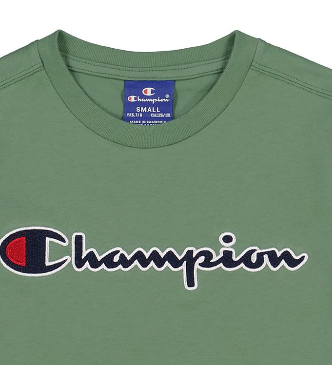 Champion Fashion T-shirt - Grøn » Altid levering