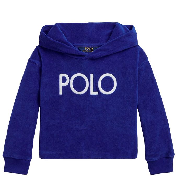 Polo Ralph Lauren Hættetrøje - Cropped - Frotté - Lighthouse - B