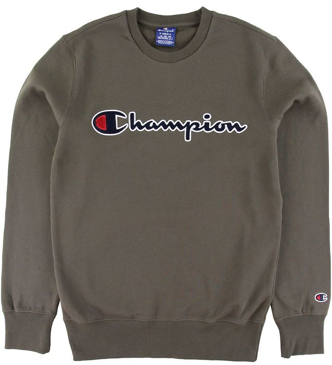 alkohol metal Matematisk Champion Fashion Sweatshirt - Grøn m. Logo » Fragtfri i Danmark