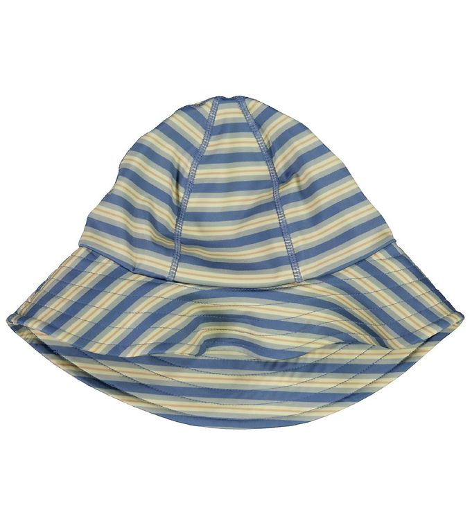 Image of Wheat Badehat- UV40+ - Bluefin Stripe - 52-53 cm - Wheat Badehat (257500-2951349)