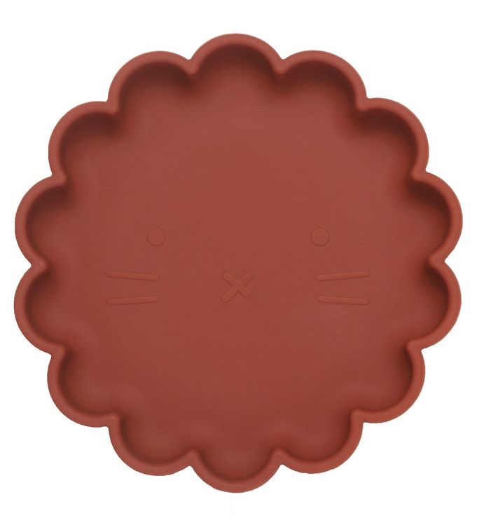 11: Petit Monkey Skål m. Sugekop - Silikone - Lion - Baked Clay