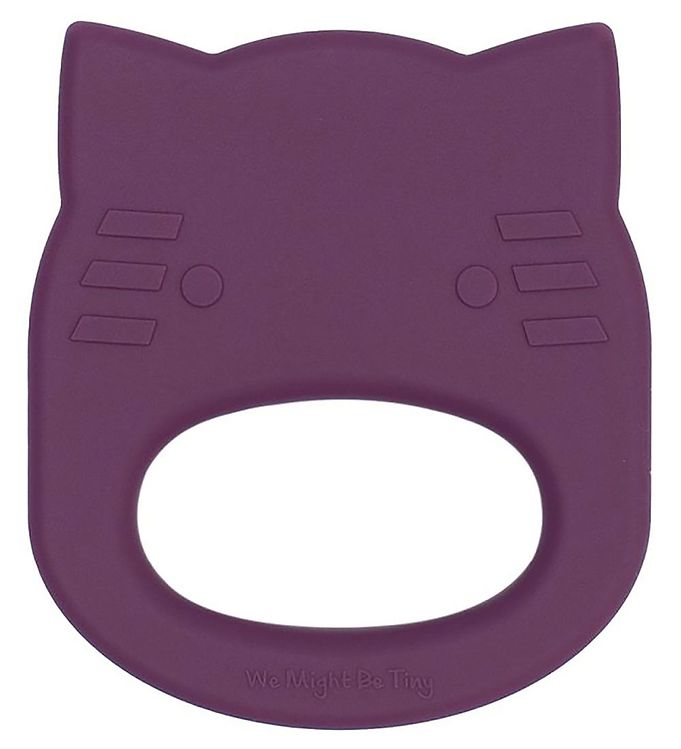 Image of We Might Be Tiny Bidering - Cat - Silikone - Plum - OneSize - We Might Be Tiny Bidering (260096-3076487)