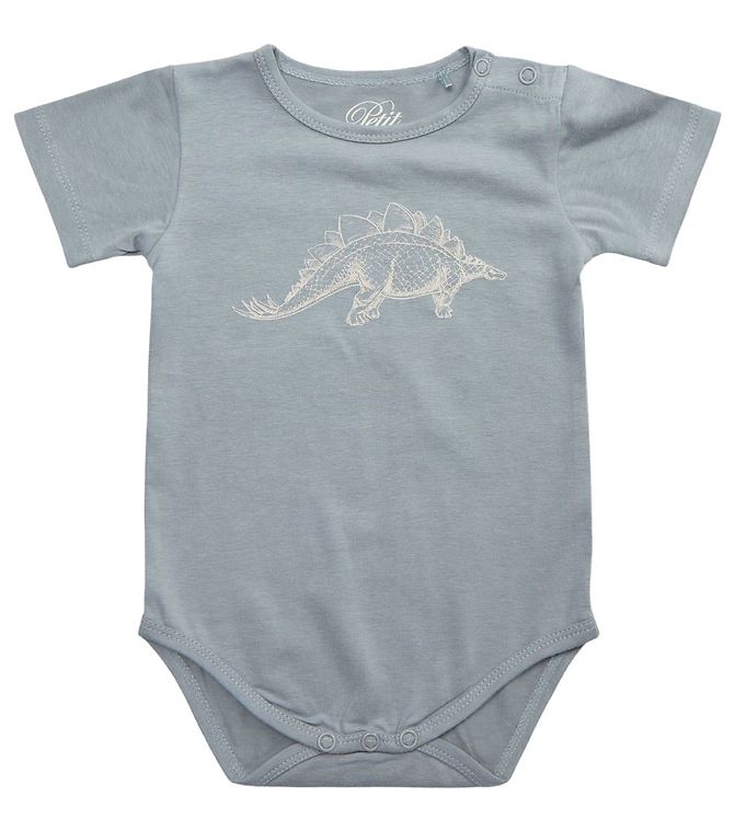 Petit by Sofie Schnoor Body k/æ - Dusty Blue m. Dino