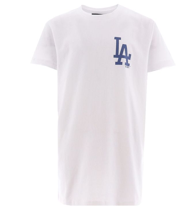 Image of New Era T-Shirt - Hvid - Los Angeles Dodgers - S - Small - New Era T-Shirt (260187-3077533)