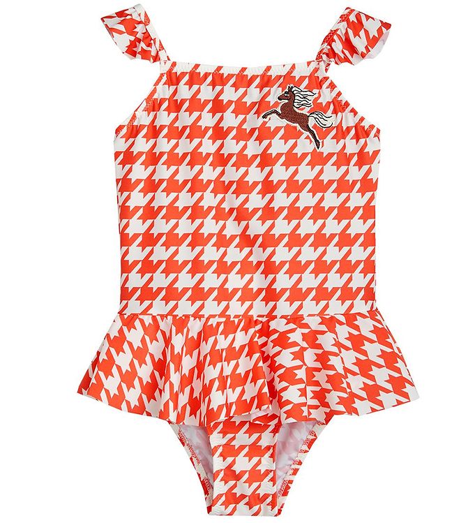 Mini Rodini Badedragt - - Houndstooth -