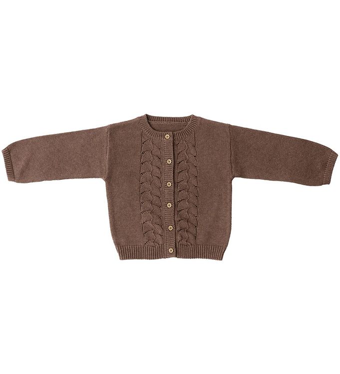 Image of That's Mine Cardigan - Frances - Cocoa - 1½ år (86) - Thats Mine Cardigan (260889-3108780)