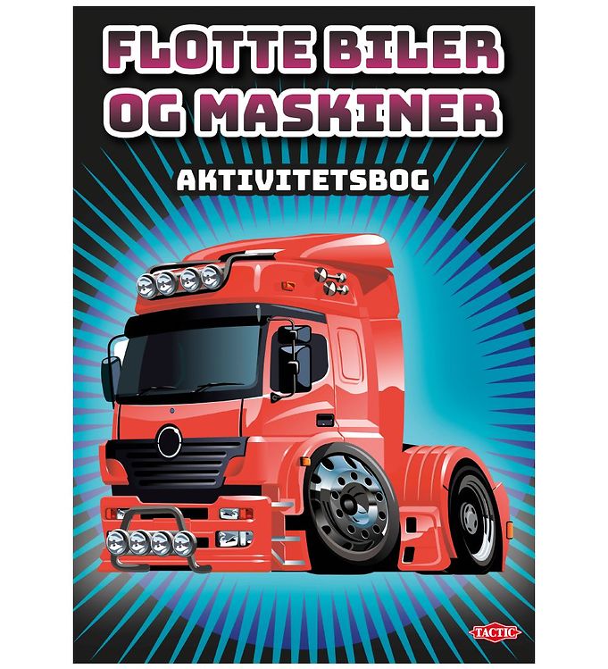 Image of TACTIC Aktivitetsbog - Flotte Biler og Maskiner - Dansk - OneSize - TACTIC Aktivitetsbog (261060-3120394)