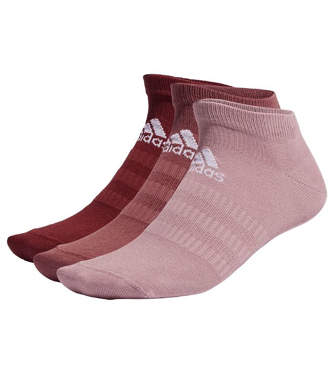 12: adidas Performance Strømper - 3-pak - Pink/Maroon/Bordeaux