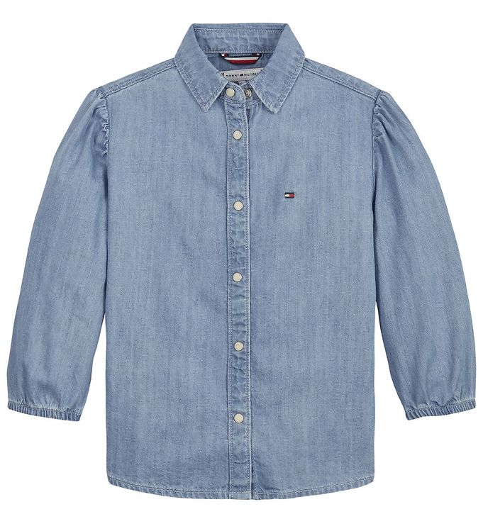 5: Tommy Hilfiger Skjorte - Light Blue Cloth