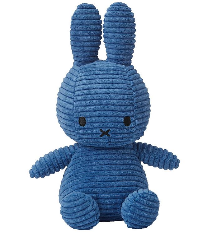 Image of Bon Ton Toys Bamse - 23 cm - Miffy Sitting - Corduroy Cobalt Blu - OneSize - Bon Ton Toys Bamse (262221-3390293)
