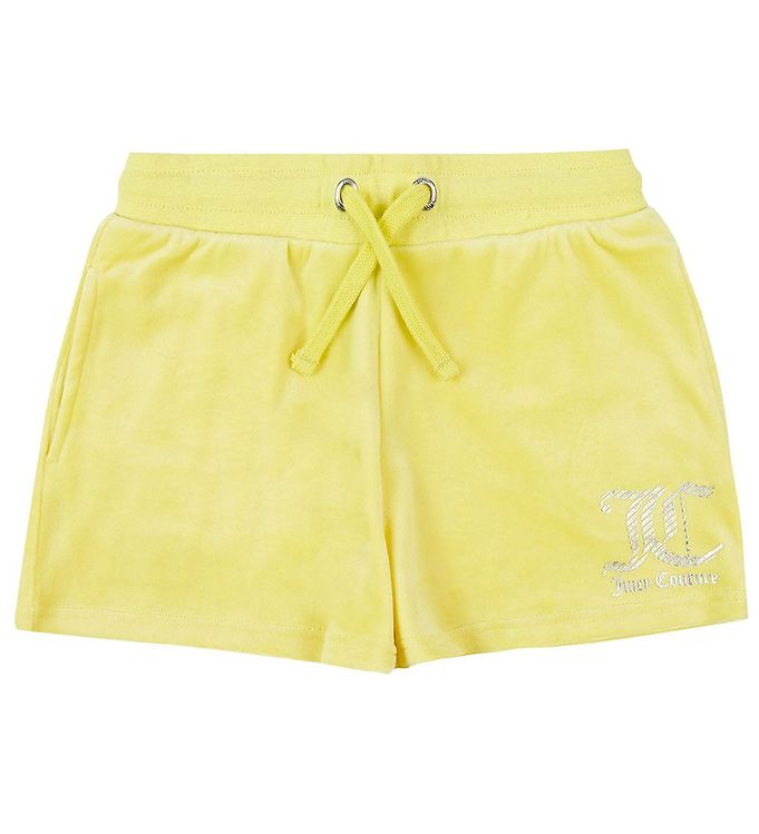 Image of Juicy Couture Shorts - Velour - Yellow Pear - 5-6 år (110-116) - Juicy Couture - Kids Shorts (262445-3404554)
