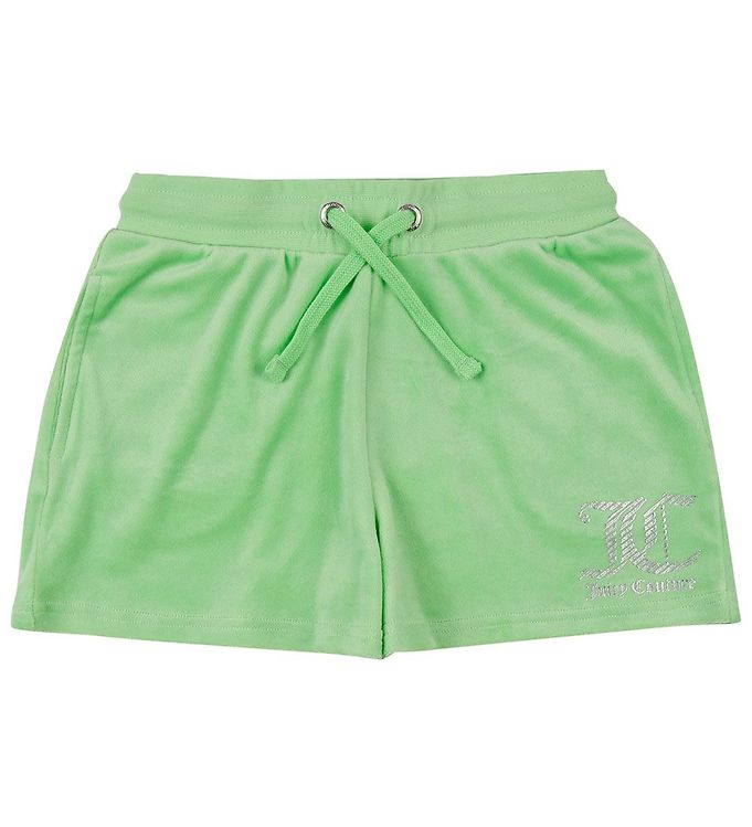 Image of Juicy Couture Shorts - Velour - Green Ash - 9-10 år (134-140) - Juicy Couture - Kids Shorts (262460-3404924)