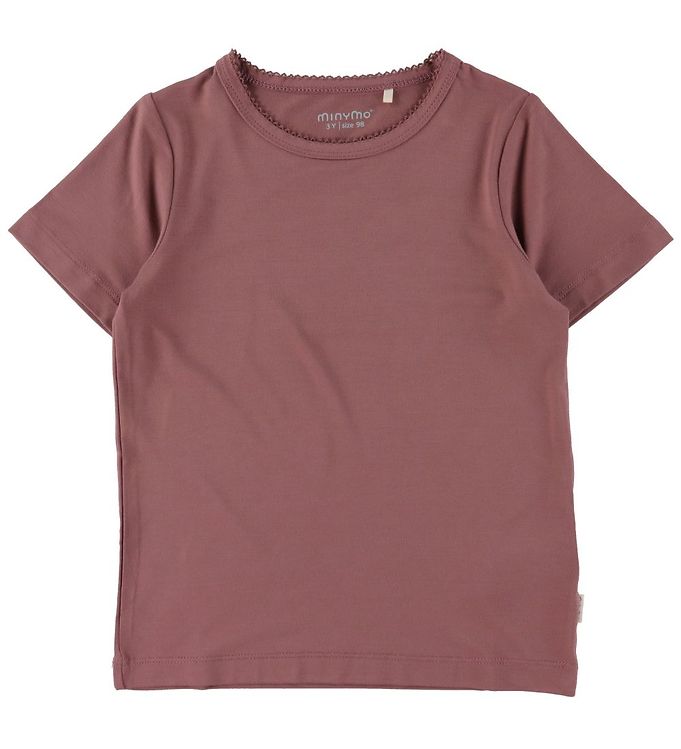 Minymo T-shirt - Bambus Rose Brown female