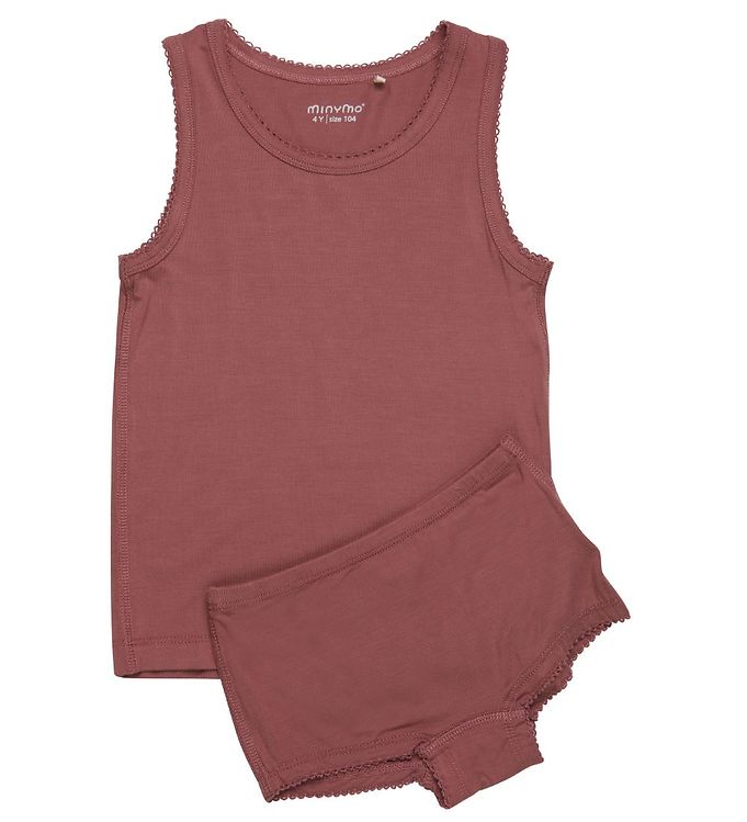 7: Minymo Undertøj - Bambus - Rose Brown