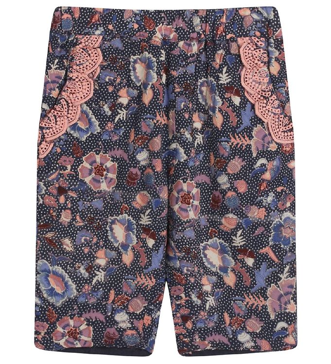 Noa Noa Miniature Bukser Print Blue