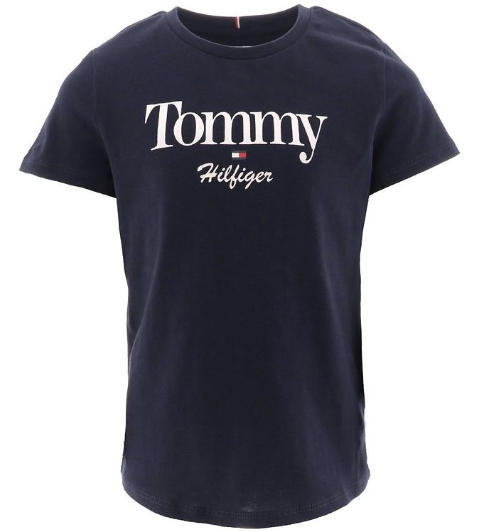 Image of Tommy Hilfiger T-Shirt - Tommy Graphic Glitter - Desert Sky - 14 år (164) - Tommy Hilfiger T-Shirt (262779-3411031)