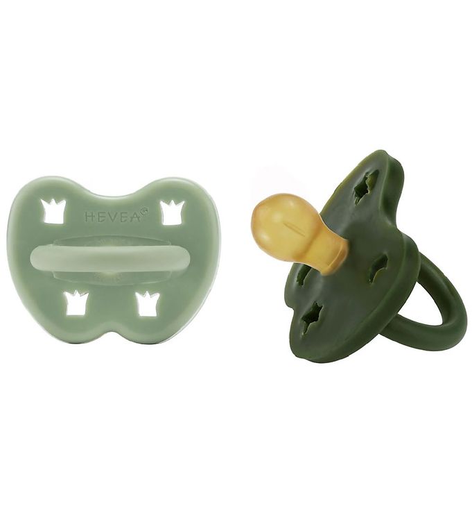 Hevea Sut 2-Pak Rund Classic Moss Green & Deep Forest Green