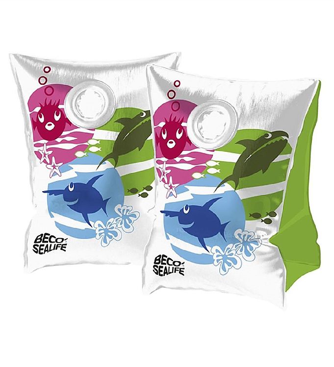 Beco Svømmevinger - 15-30 kg - Hvid/Multifarvet