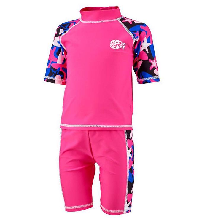 Badetøj Badebluse Badebukser Uv50 Pink Fra Beco