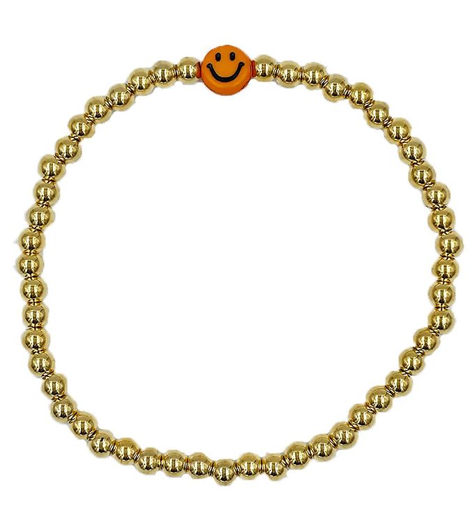 By Stær Armbånd - Smiley - Orange