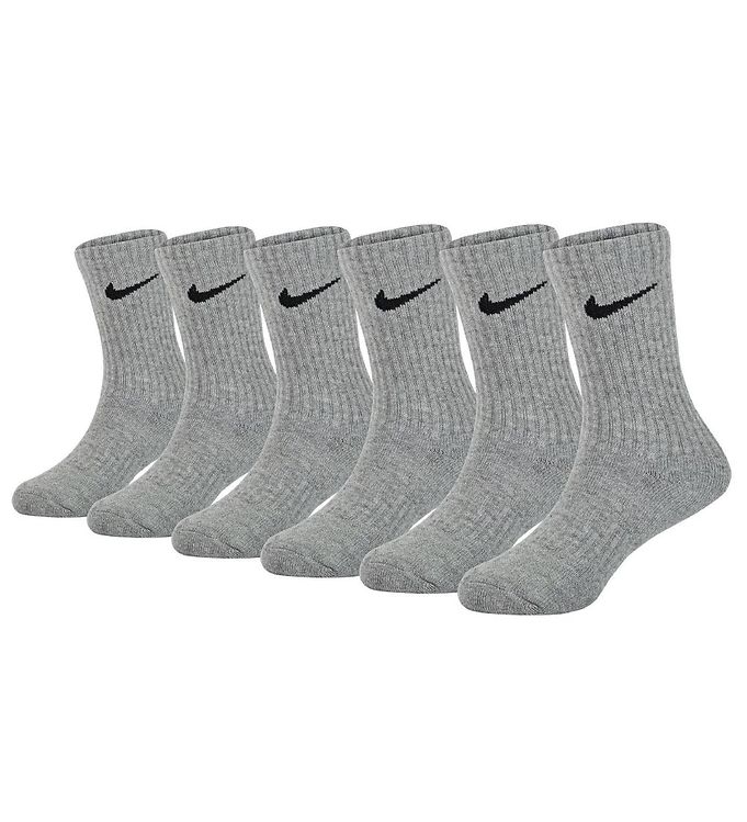 Overstige værst audition Nike Strømper - Performance Basic - 6-Pak - Dark Grey Heather