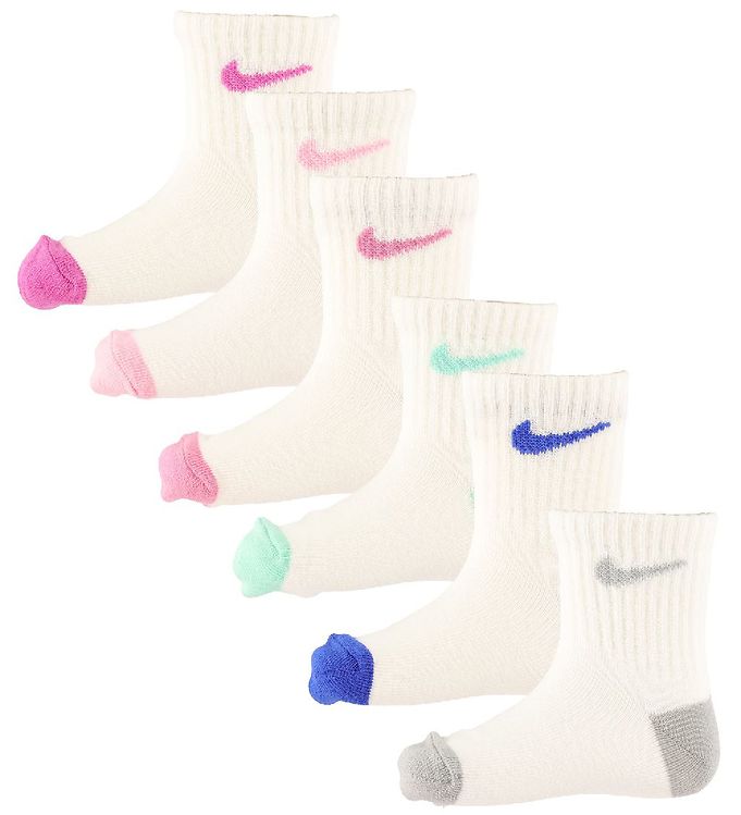Nike Strømper - Ankle - 6-Pak - Pink