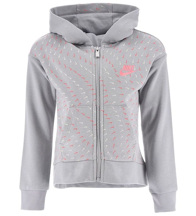 Image of Nike Cardigan - Essentials - Light Smoke Gray - 3 år (98) - Nike Cardigan (264669-3431841)