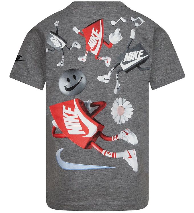 Nike T-shirt - Boxy - Heather » Fri fragt i DK
