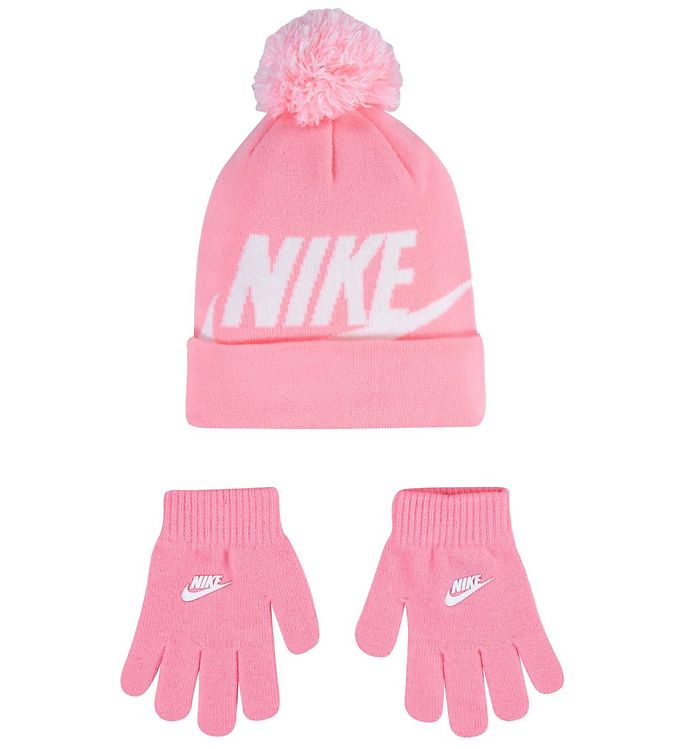7: Nike Hue/Handsker - Strik - Swoosh - Pink